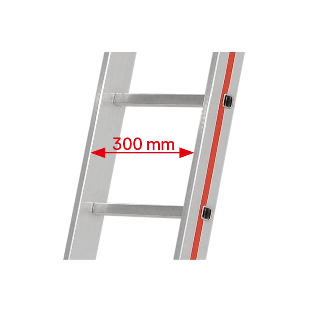 HYMER Schiebeleiter, 2-teilig, Gesamtlänge 5,99 m Produktabbildung Nr. 4: HYMER Schiebeleiter, 2-teilig, Gesamtlänge 5,99 m