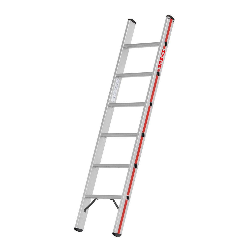 Produktabbildung: HYMER Stufen-Anlegeleiter, 6 Stufen, Länge 1,72 m