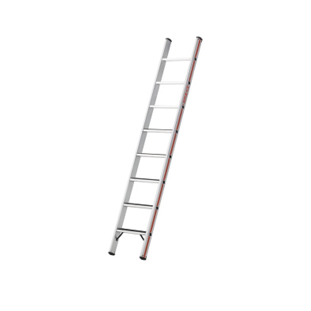 Produktabbildung: HYMER Stufenanlegeleiter, R13-Beschichtung, Standhöhe 1,17 m, 8 Sprossen