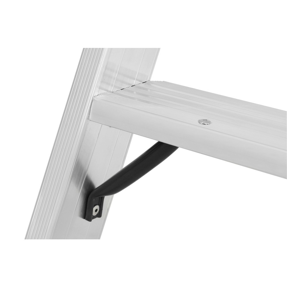 Produktabbildung Nr. 5: HYMER Stufenstehleiter, beidseitig, 2×3 Sprossen, Standhöhe 0,22 m