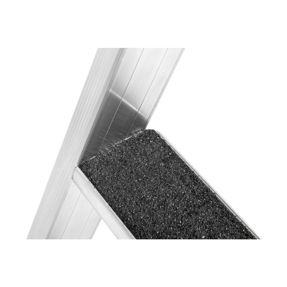 Produktabbildung Nr. 6: HYMER Stufenstehleiter, R13-Beschichtung, 2-seitig begehbar, Standhöhe 0,22 m