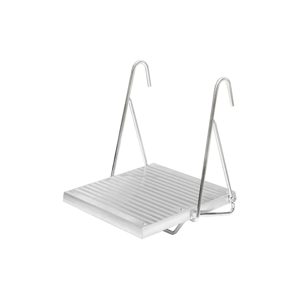 HYMER Universal-Leitertritt, klappbar, BxT 260 x 250 mm Produktabbildung: HYMER Universal-Leitertritt, klappbar, BxT 260 x 250 mm