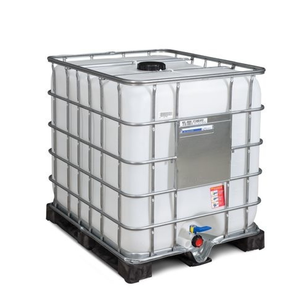 Product afbeelding: IBC, pallet van PE, 1.000 liter, opening NW150, uitloop NW50