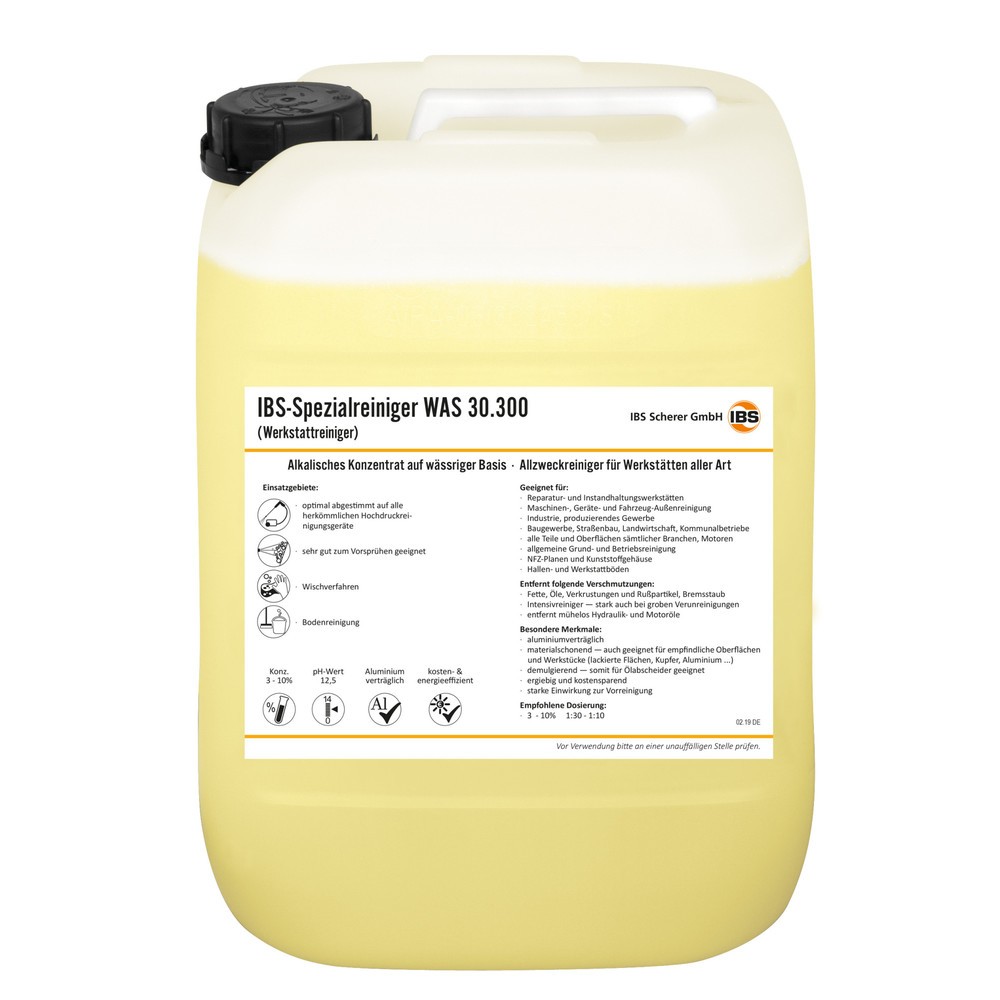 Produktabbildung: IBS-Spezialreiniger WAS 30.300, 20 Liter Kanister