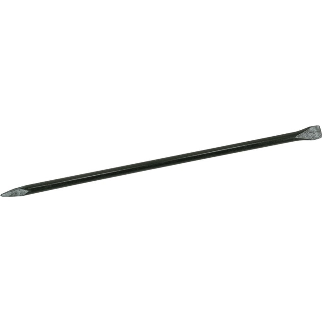 Produktabbildung: IDEAL Brechstange, mit Spitze und gerader Schneide, Länge 1250 mm Breite 30 mm Form rund, schwarz lackiert