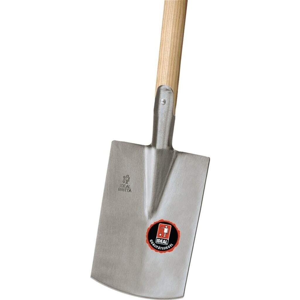 IDEAL Damenspaten BRITTA, Größe 0 850 mm, 250 x 165 / 160 mm, Stahl mit Eschen-T-Stiel Produktabbildung: IDEAL Damenspaten BRITTA, Größe 0 850 mm, 250 x 165 / 160 mm, Stahl mit Eschen-T-Stiel