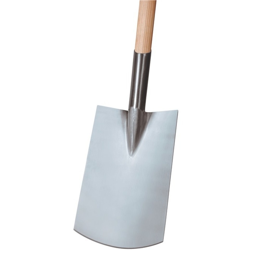 Illustration du produit: Bêche à douille tubulaire forme jardinier Dimension de lame 290 x 180 mm taille