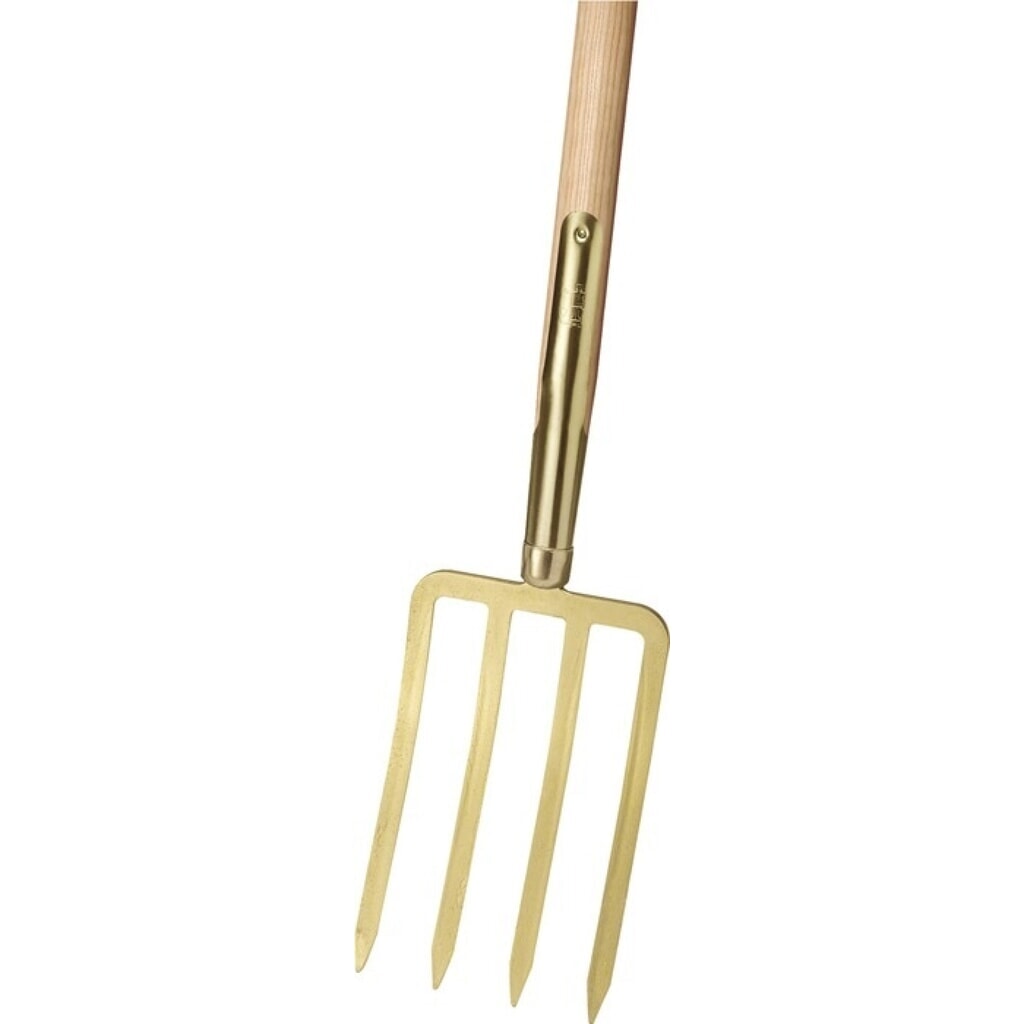 Produktabbildung: IDEAL Spatengabel, Zinkenlänge 250 mm, Ausführung leichte mit 4 Bajonettzinken