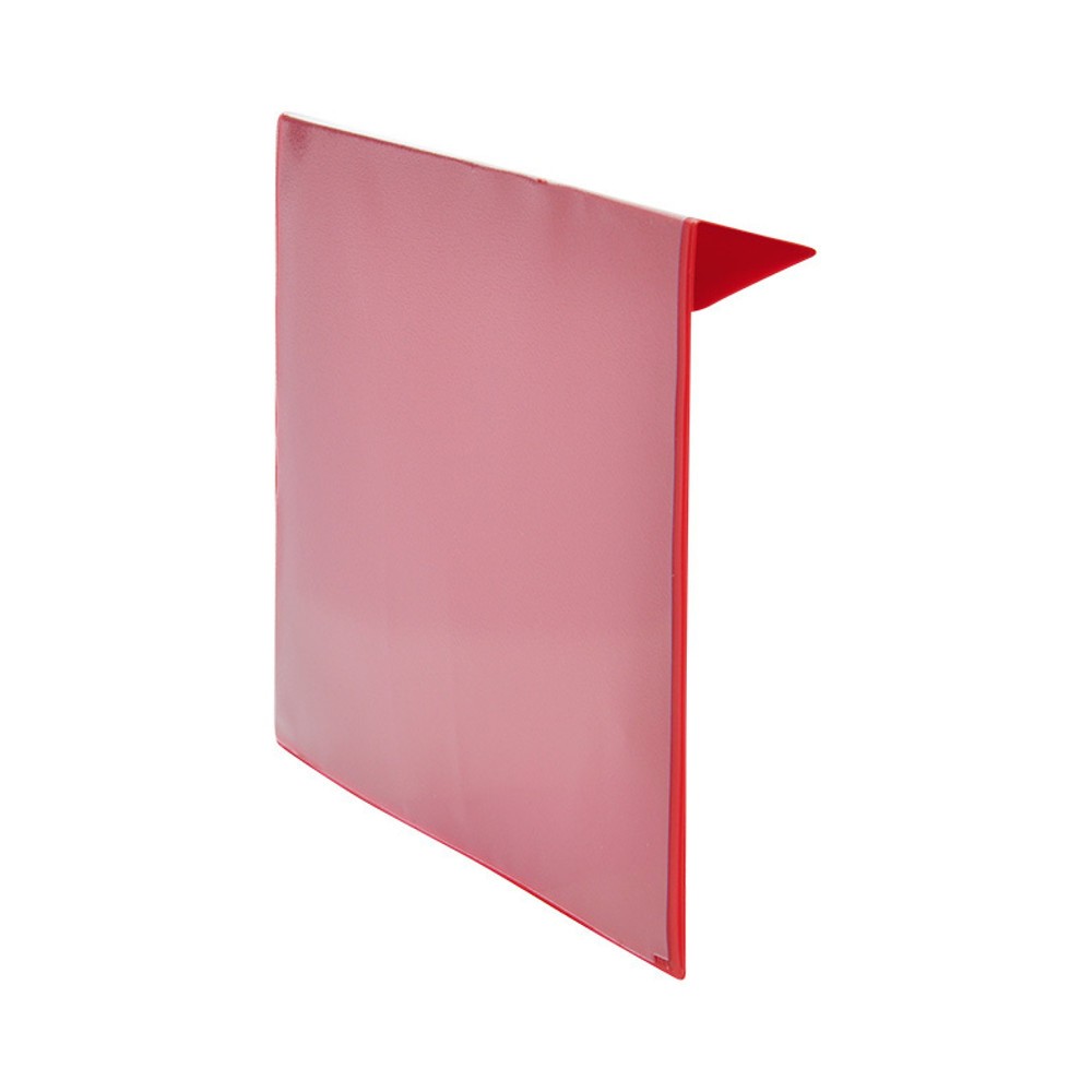 Product afbeelding: Identificatiezakjes voor opzetframe, 100 stuks/VE, A5, opening opzij, rood