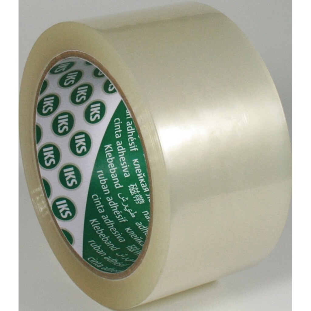 IKS Verpackungsklebeband PP F29, Länge 66 m Breite 50 mm, farblos, Rolle Produktabbildung: IKS Verpackungsklebeband PP F29, Länge 66 m Breite 50 mm, farblos, Rolle