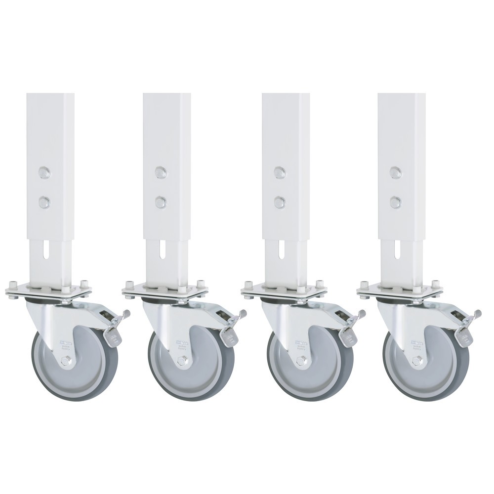 Productafbeelding nr. 3: In hoogte verstelbare, mobiele werktafel RAU serie TOM, hoogte 910-1.230 mm, bxd 750 x 800 mm, werkblad met melaminelaag