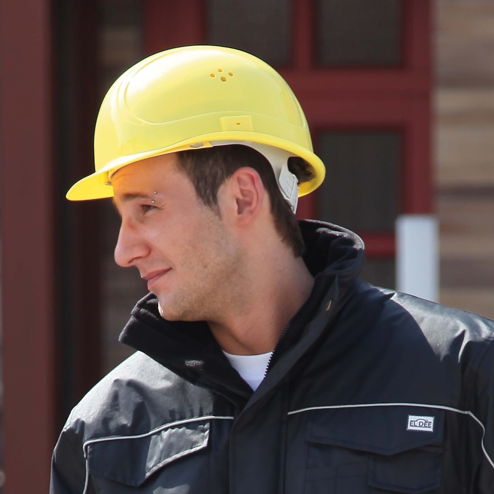 Produktabbildung Nr. 2: Industrie-Schutzhelm, 4-Punkt, DIN EN 397, PE, rot