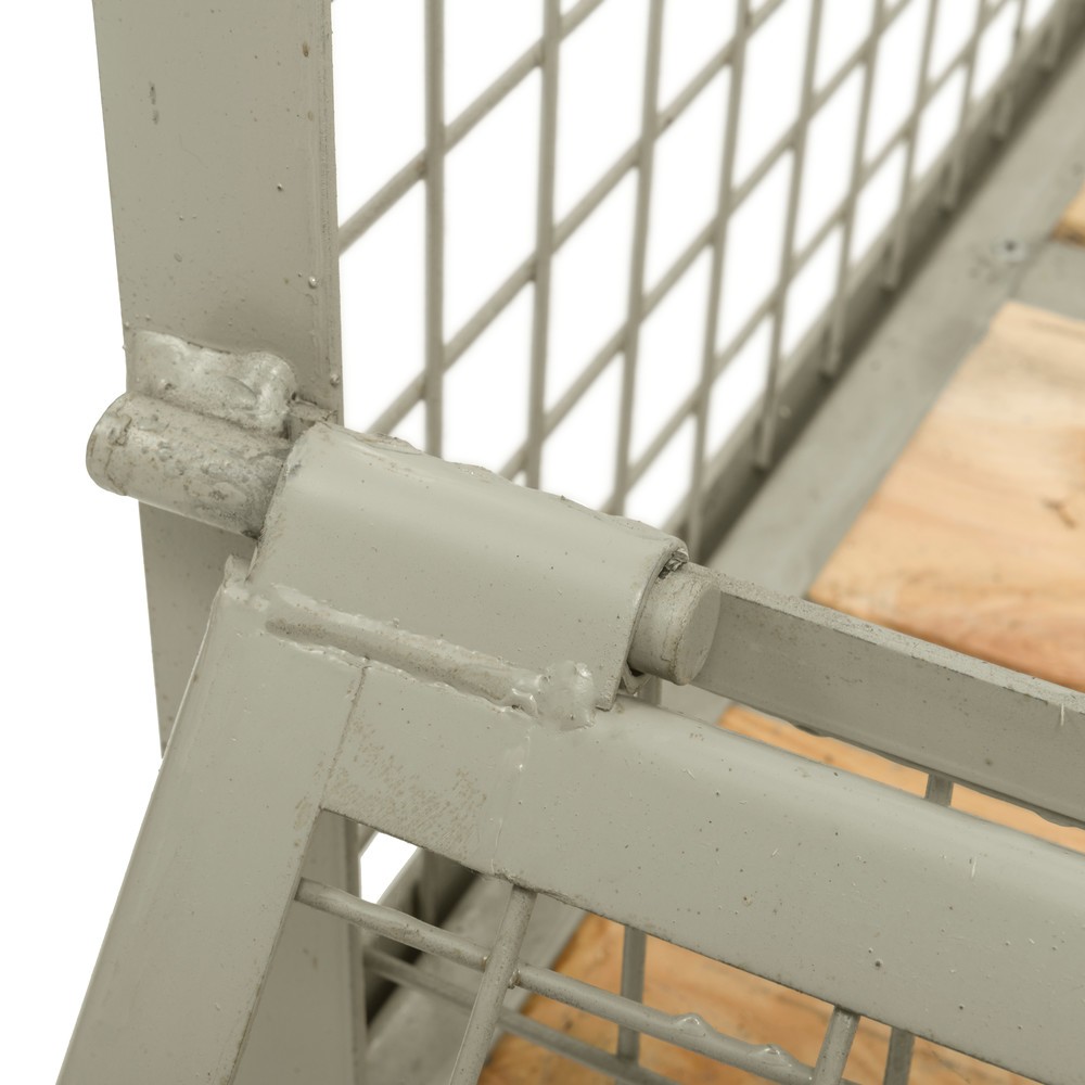 Productafbeelding nr. 5: Industriële gitterbox, half neerklapbare lengtewand, hoogte 570 mm