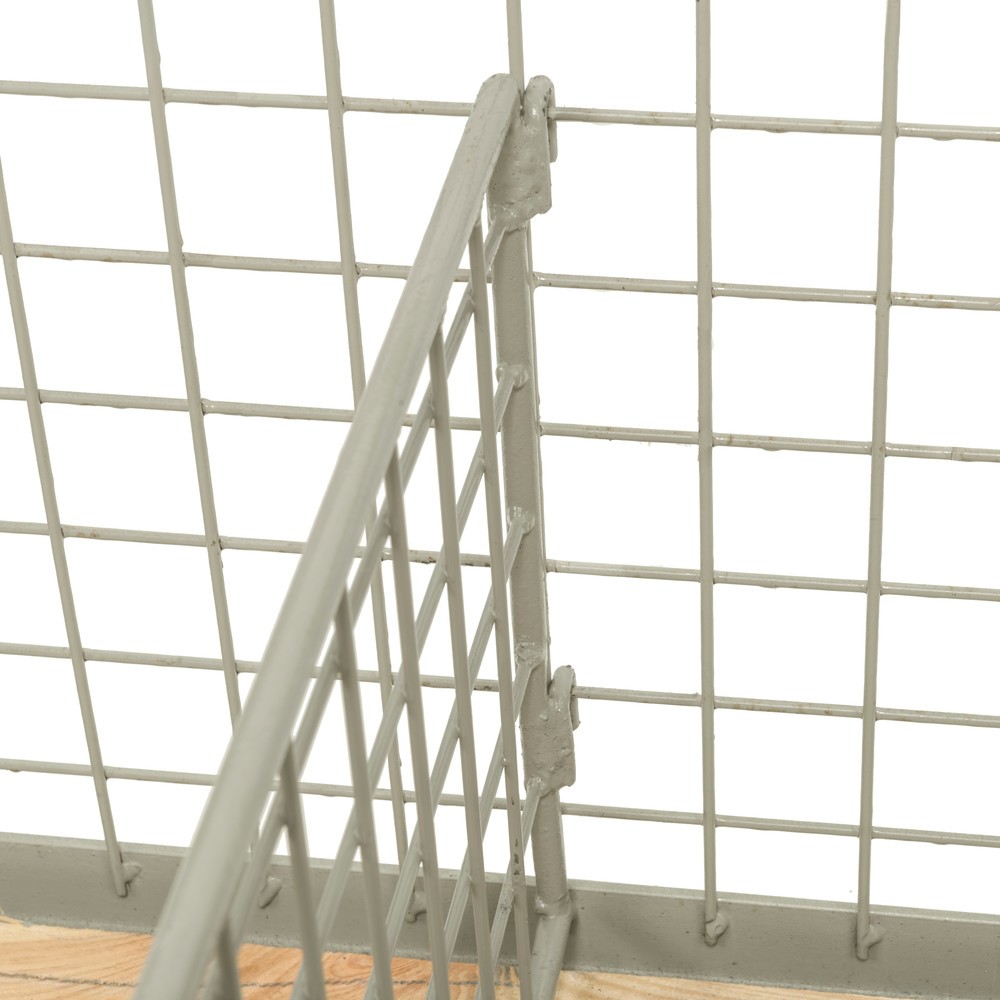 Productafbeelding nr. 7: Industriële gitterbox, half neerklapbare lengtewand, hoogte 570 mm
