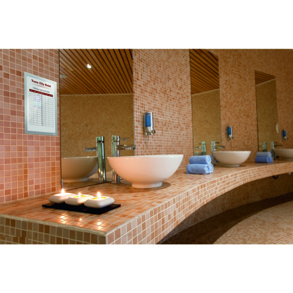 Produktabbildung Nr. 7: Info-Rahmen DURABLE DURAFRAME®, selbstklebend, DIN A4, metallic silber