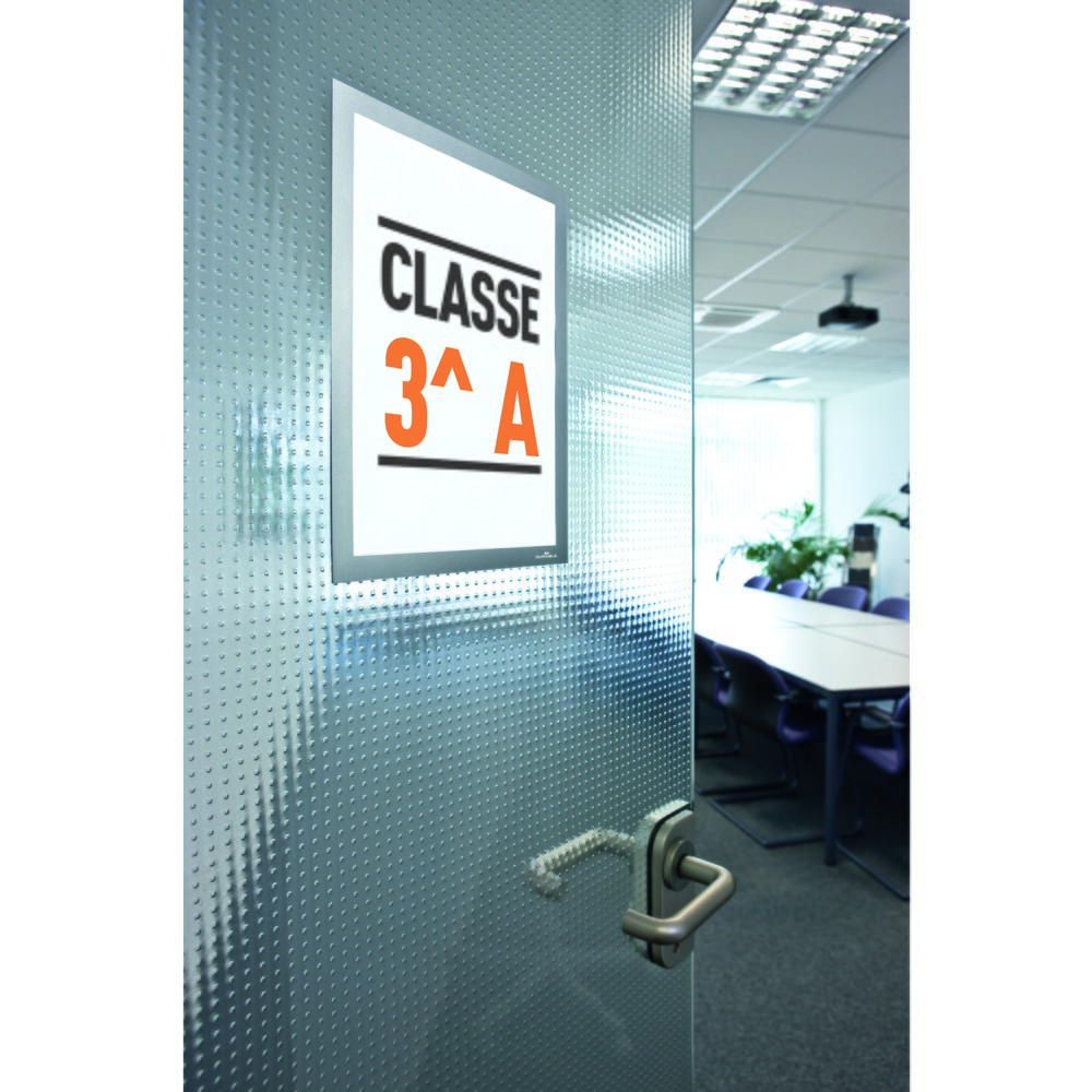 Produktabbildung Nr. 9: Info-Rahmen DURABLE DURAFRAME®, selbstklebend, DIN A4, metallic silber