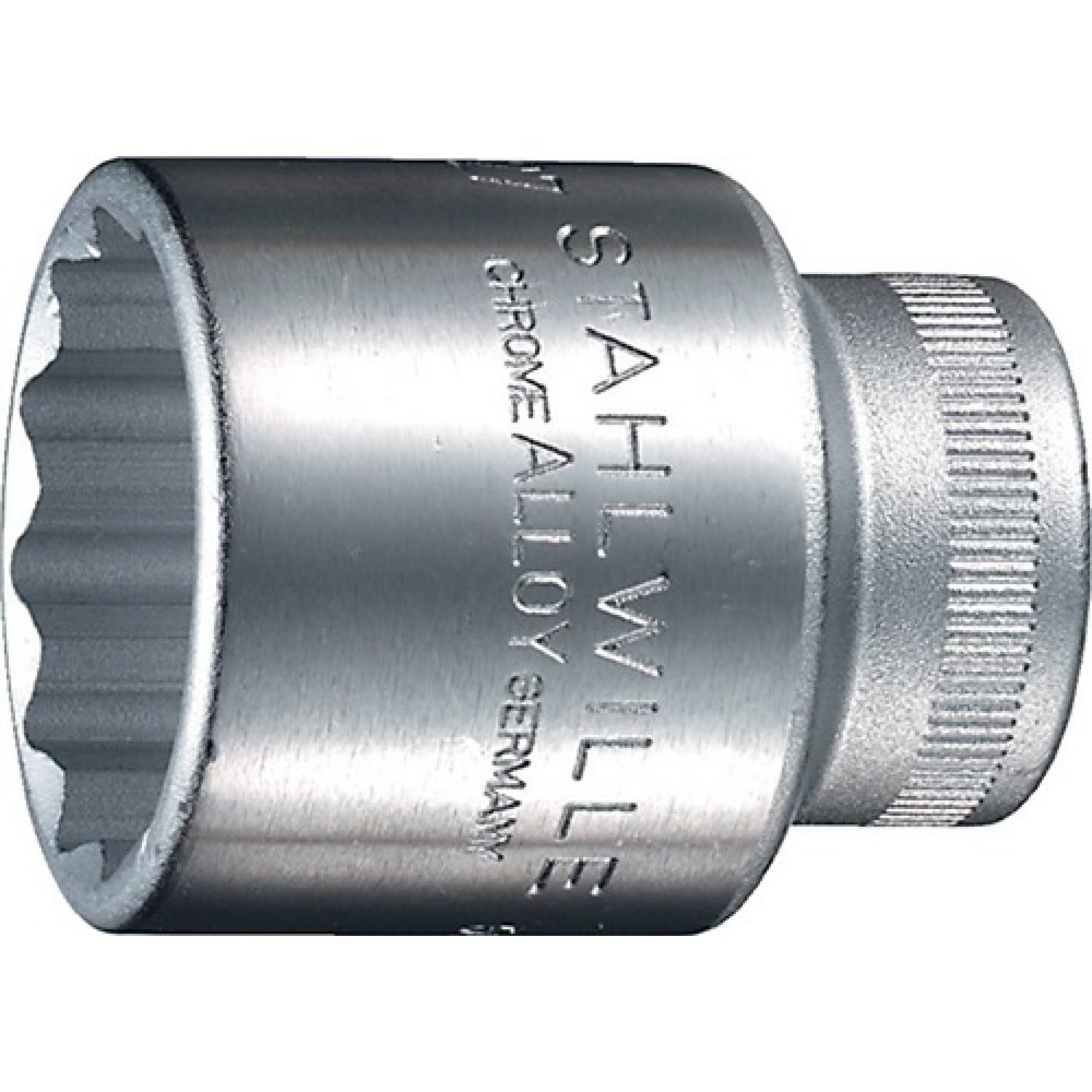 Illustration du produit: Jeu de clés à douille 50 1/2 po. 12 pans ouv. de clé 13 mm longueur 39 mm STAHLW