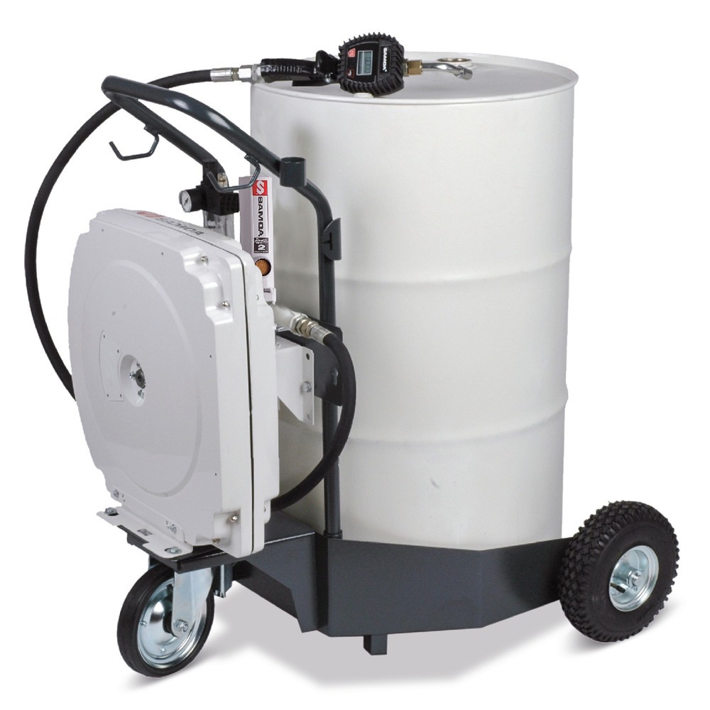 Illustration du produit: Installations de pompage SAMOA avec dévidoir automatique, mobile, 200 litres
