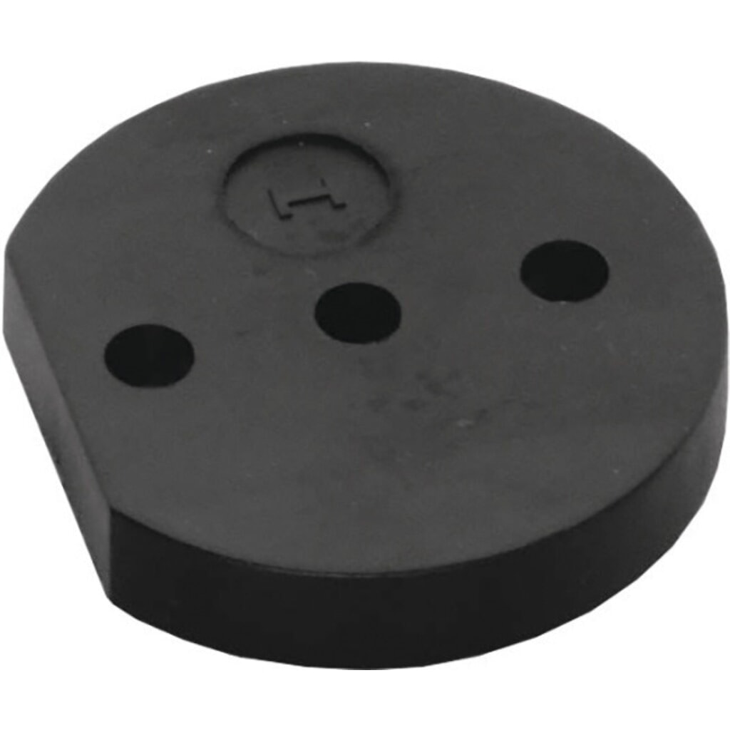 Produktabbildung: INTERSTEEL Unterlage, Ø 60 mm Höhe 10 mm, Nylon schwarz, f. Art. 3000 259 313
