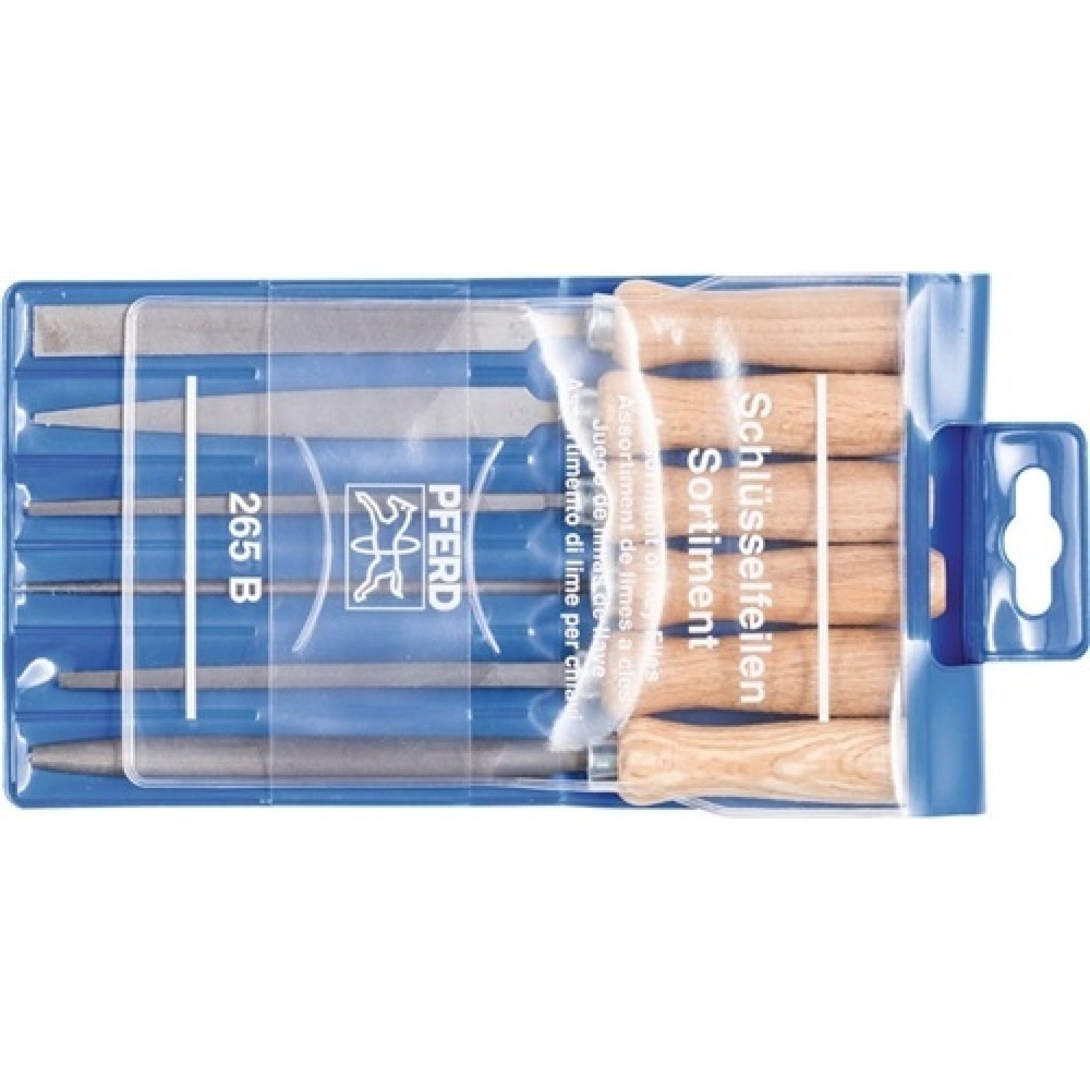 Illustration du produit: Jeu de limes clé DIN 7283 A-F longueur 100 mm coupe 2 PFERD