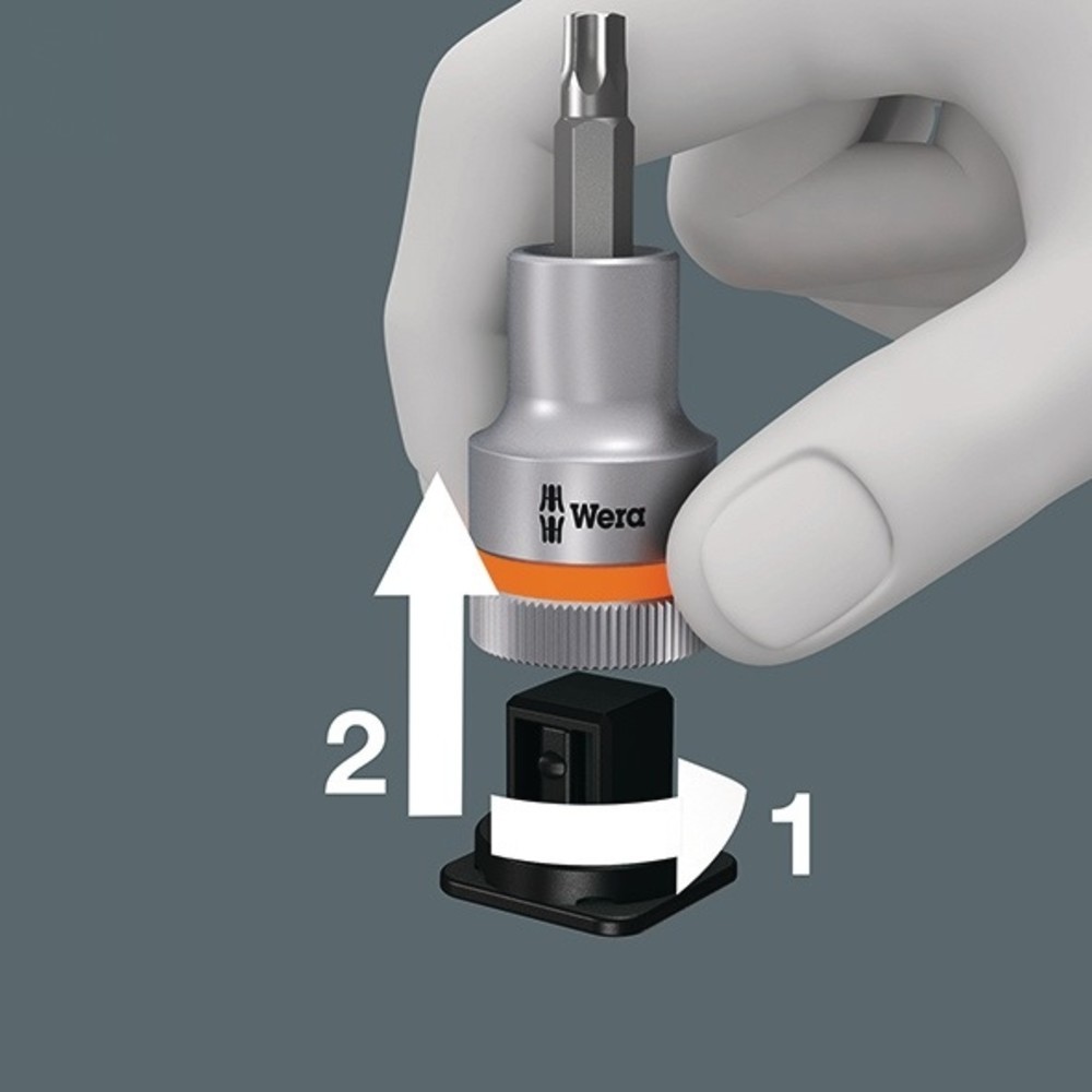N° de l'image du produit 4 : Jeu de clés à douille 8767 A TORX® HF 1 4 pièces 1/4 po. T 25-T40 WERA