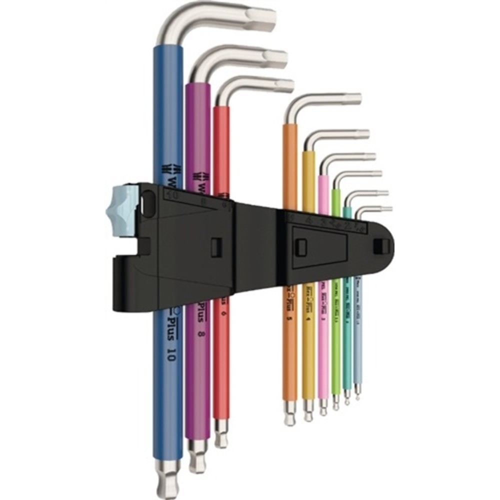 N° de l'image du produit 2 : Jeu de clés mâles coudées 3950 SPKL/9 SM 9 pcs. SW 1,5-10 mm acier inoxydable, c
