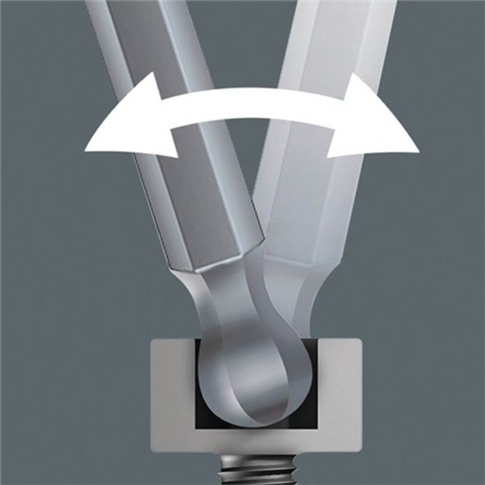 N° de l'image du produit 5 : Jeu de clés mâles coudées 950 PKL 7 pcs. support en plastique SW 1,5-6 mm long t