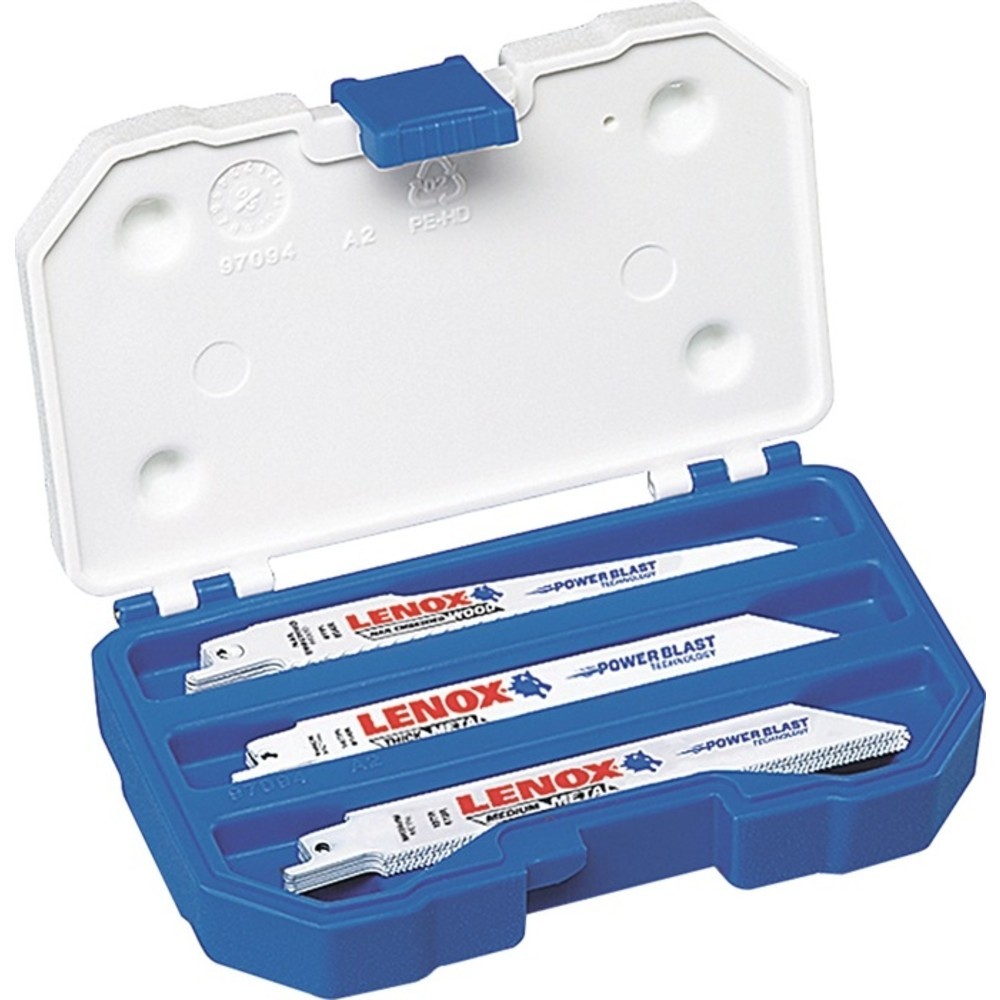 N° de l'image du produit 2 : Set de lames de scie sabre 1073415RKG pour bois et métal 15 pièces LENOX