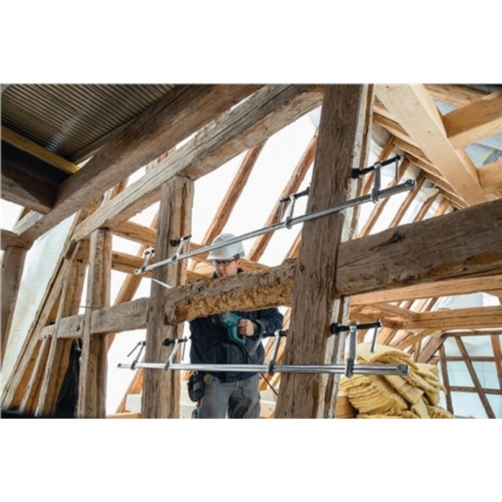 N° de l'image du produit 4 : Set de serre-joints haute performance SLV/GSV envergure 1000 mm col de cygne 120