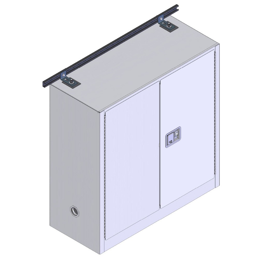 N° de l'image du produit 4 : Jeu de supports sismiques pour armoires de sécurité Justrite®