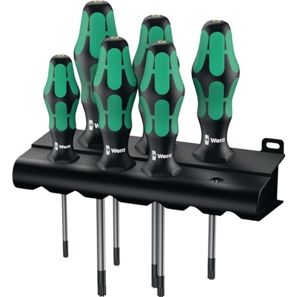 Illustration du produit: Jeu de tournevis 367/6 6 pièces TORX® Poignée bicomposant lame ronde WERA