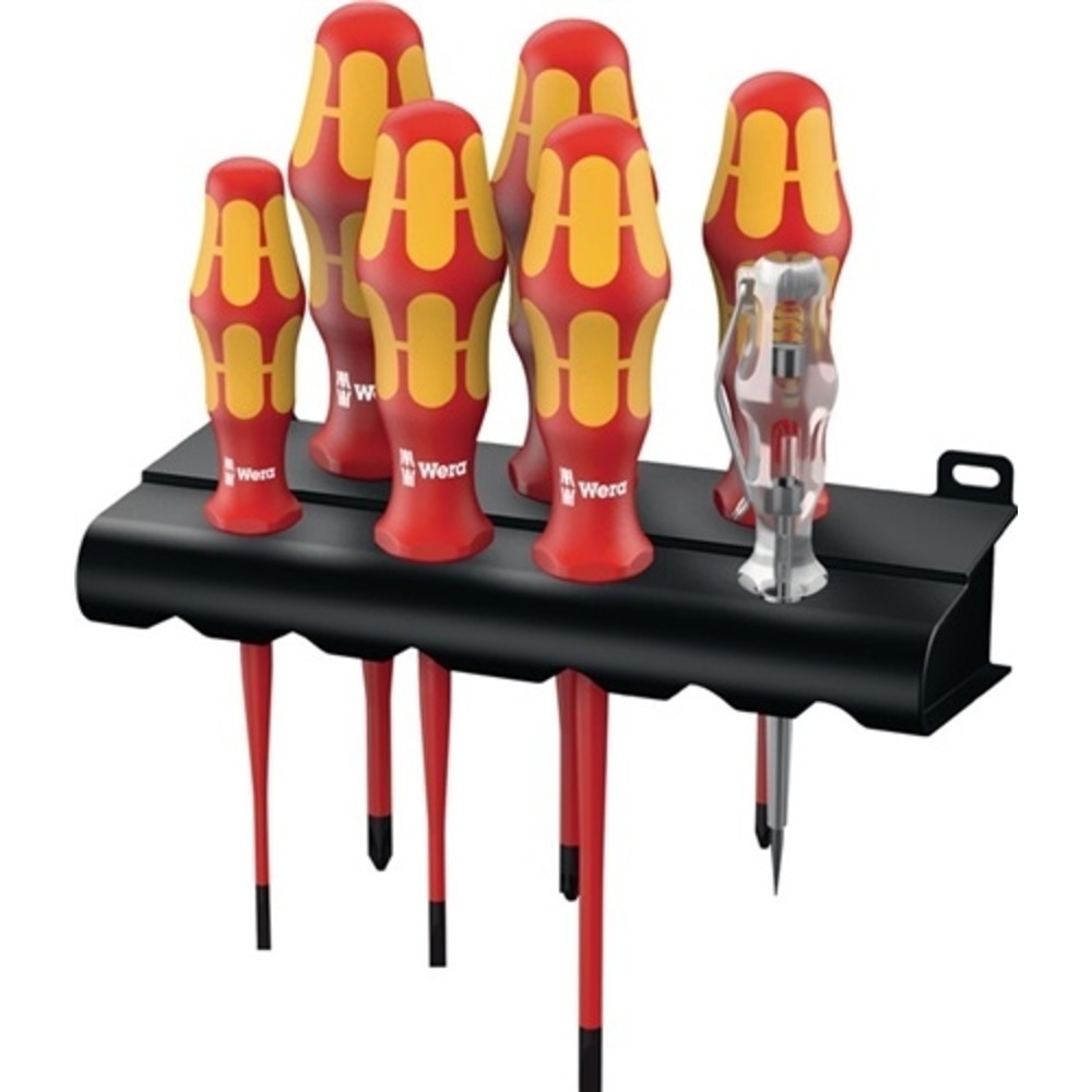 N° de l'image du produit 2 : Jeu de tournevis 160 iS/7 7 pièces fente/PH/+-(SL/PZD) extra slim VDE WERA