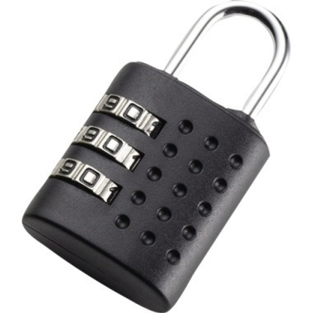 Produktabbildung: JSA Zahlenschloss 70553 3stellig Kunststoff/Metall schwarz