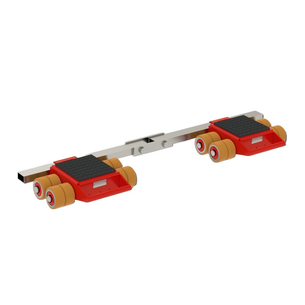 Produktabbildung: JUNG Fahrwerk JFB 10 K, JUWAthan®plus, Polyurethan-Rollen, TK 2 x 5.000 kg