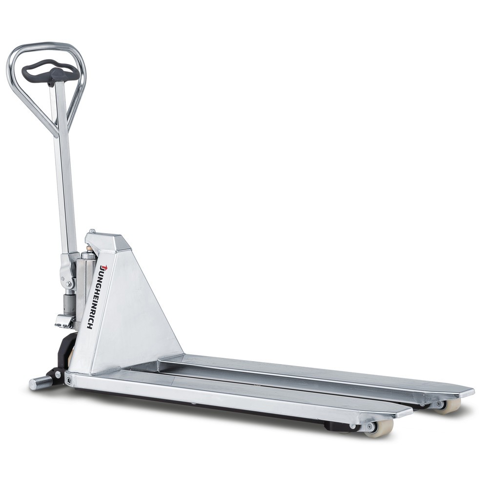 Product image no. 3: Jungheinrich AMX I15 stainless steel scissor lift pallet truck, load capacity 1,500 kg, polyurethane