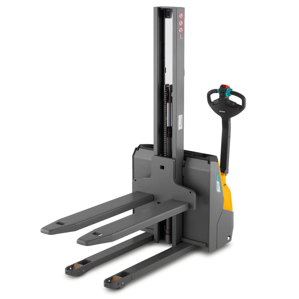 Termékkép száma 4: Jungheinrich EJC 110i E elektromos gyalogkíséretű targonca, mono oszlop, emelési magasság 1290 mm, teherbírás 1200 kg, proporcionális hidraulika