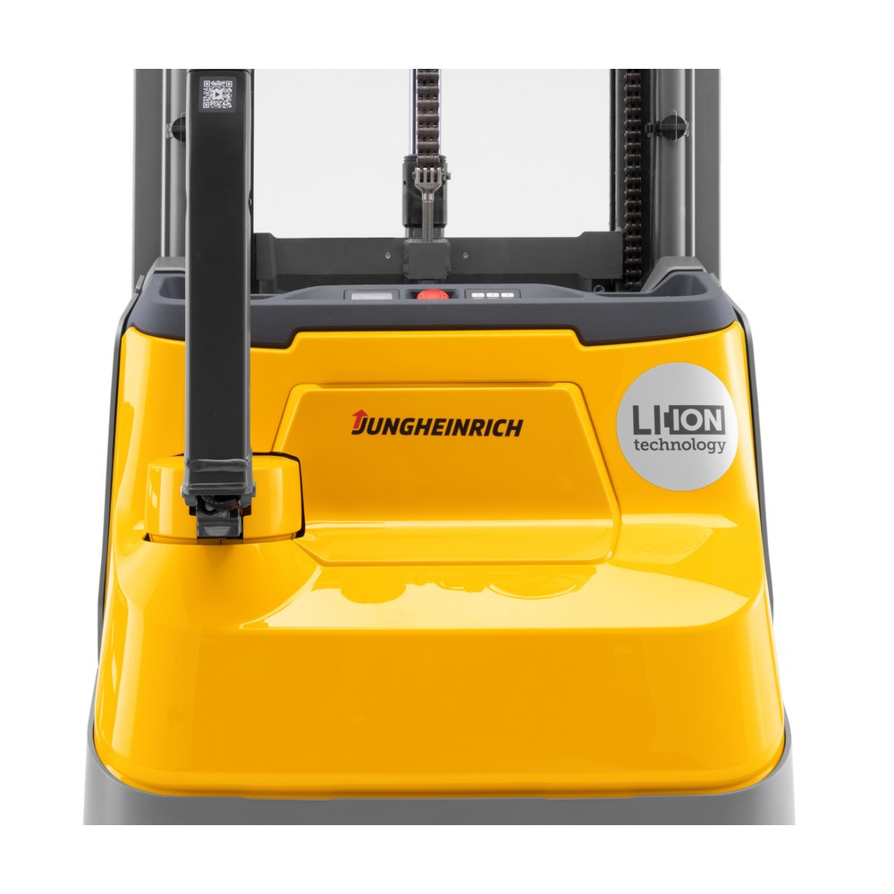 Produktabbildung Nr. 2: Jungheinrich Elektro-Hochhubwagen EJC 110zi ZT, Zweifach-Teleskop Hubgerüst, Hubhöhe 2.390 mm, Tragfähigkeit 1.000 kg, Proportionalhydraulik