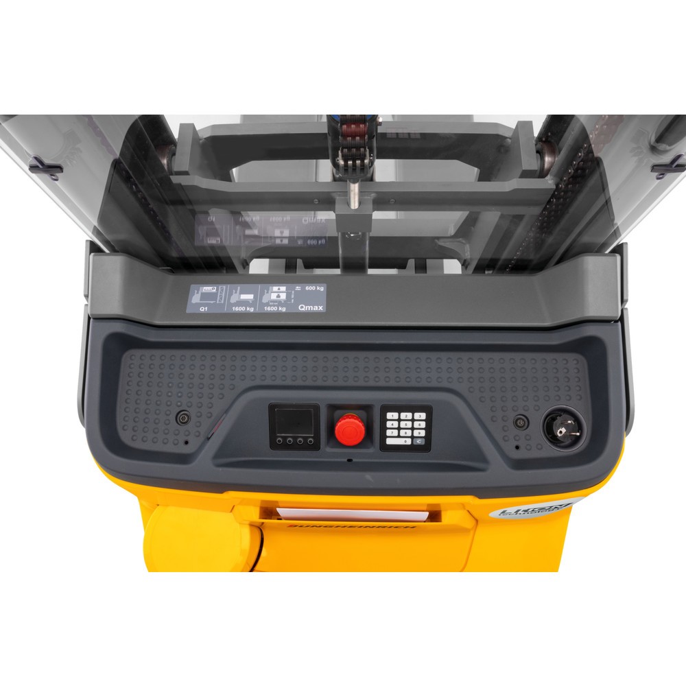 Produktabbildung Nr. 4: Jungheinrich Elektro-Hochhubwagen EJC 110zi ZT, Zweifach-Teleskop Hubgerüst, Hubhöhe 2.390 mm, Tragfähigkeit 1.000 kg, Proportionalhydraulik