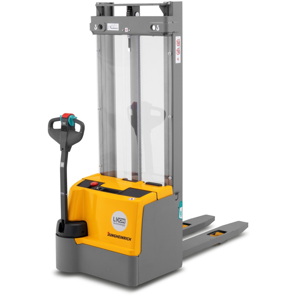 Produktabbildung: Jungheinrich Elektro-Hochhubwagen EJC M13 ZT, Zweifach-Teleskop-Hubgerüst, Hubhöhe 2.585 mm, Tragfähigkeit 1.300 kg