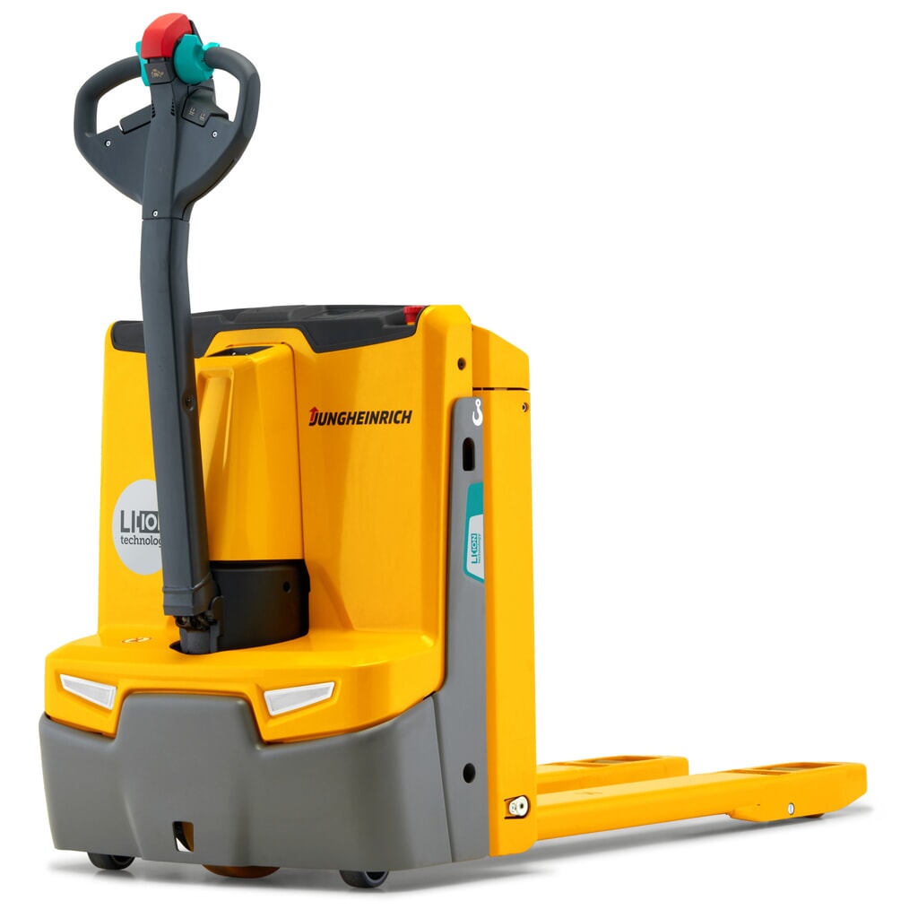Jungheinrich Elektro-Hubwagen EJE 116i, Tragfähigkeit 1.600 kg, Gabellänge 1.150 mm Produktabbildung: Jungheinrich Elektro-Hubwagen EJE 116i, Tragfähigkeit 1.600 kg, Gabellänge 1.150 mm
