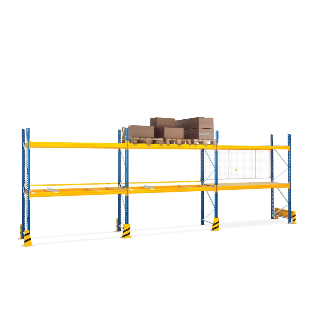 Produktabbildung: Jungheinrich Palettenregale Typ MPB, Fachlast 3000 kg, 27 Palettenplätze, 3 m Höhe, 3 Felder