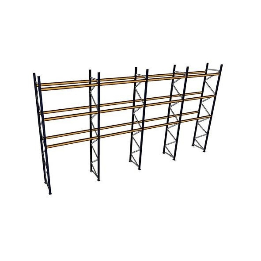 Produktabbildung: Jungheinrich Palettenregale Typ MPB, Fachlast 3000 kg, 36 Palettenplätze, 4,5 m Höhe, 4 Felder