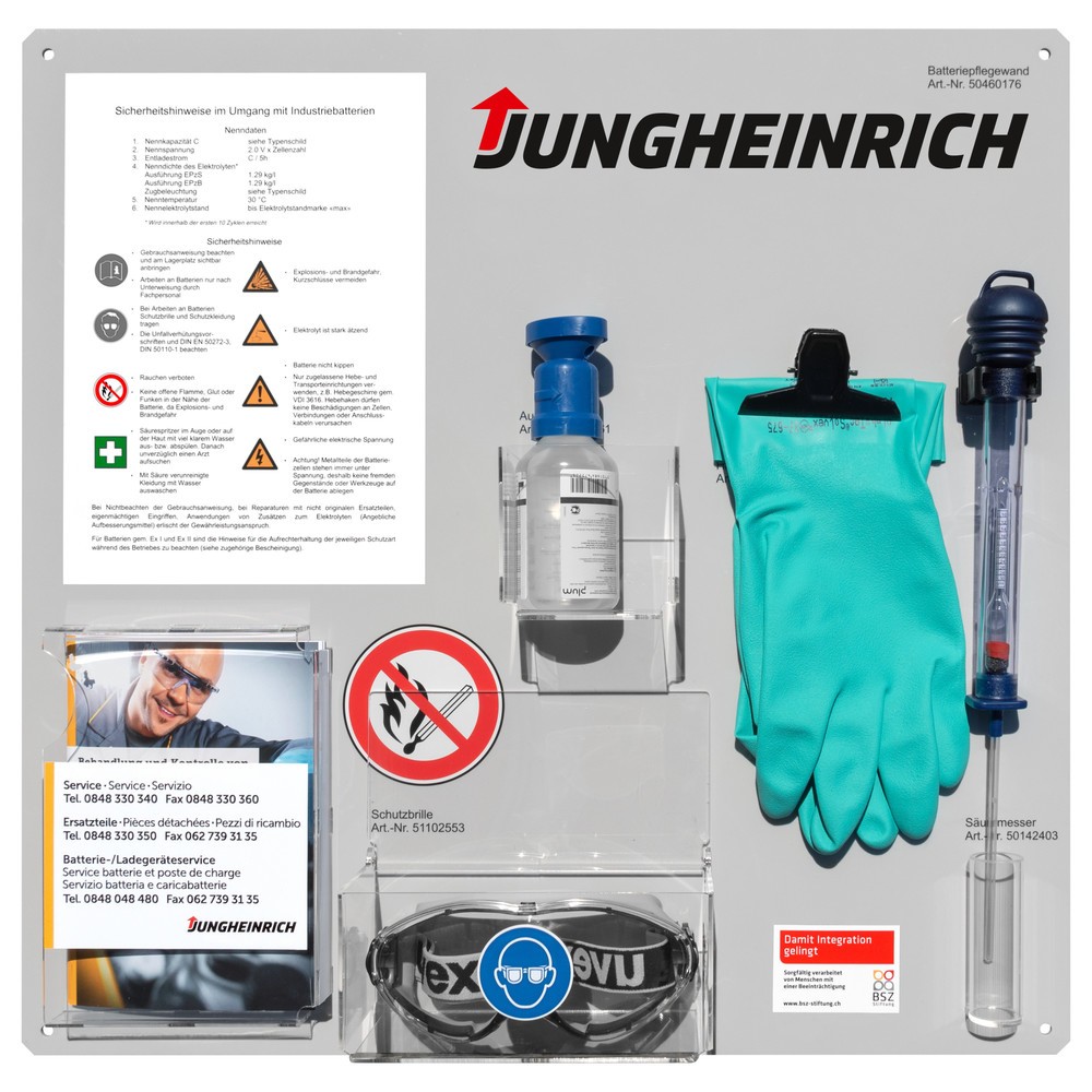 Illustration du produit: Jungheinrich Panneau d’entretien de batterie