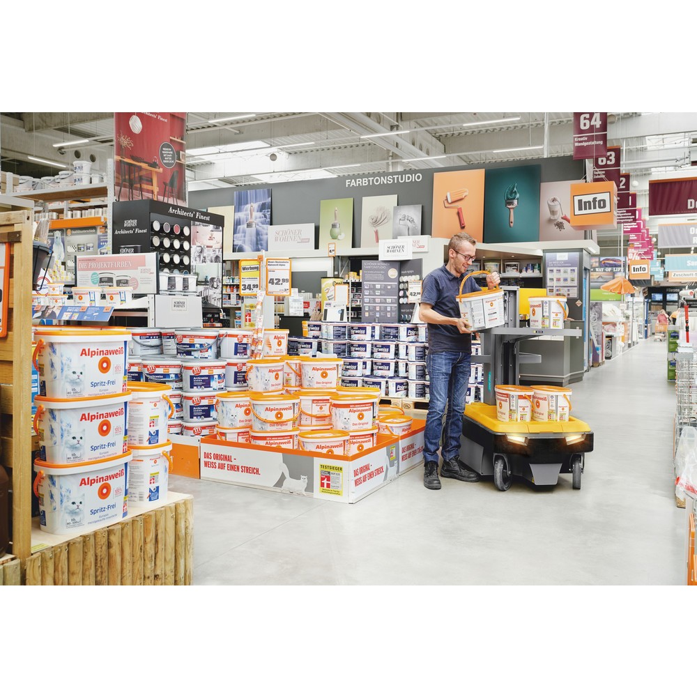 Productafbeelding nr. 10: Jungheinrich Small parts orderpicktruck EKM 202, elektrisch verstelbare tray, deurvergrendeling