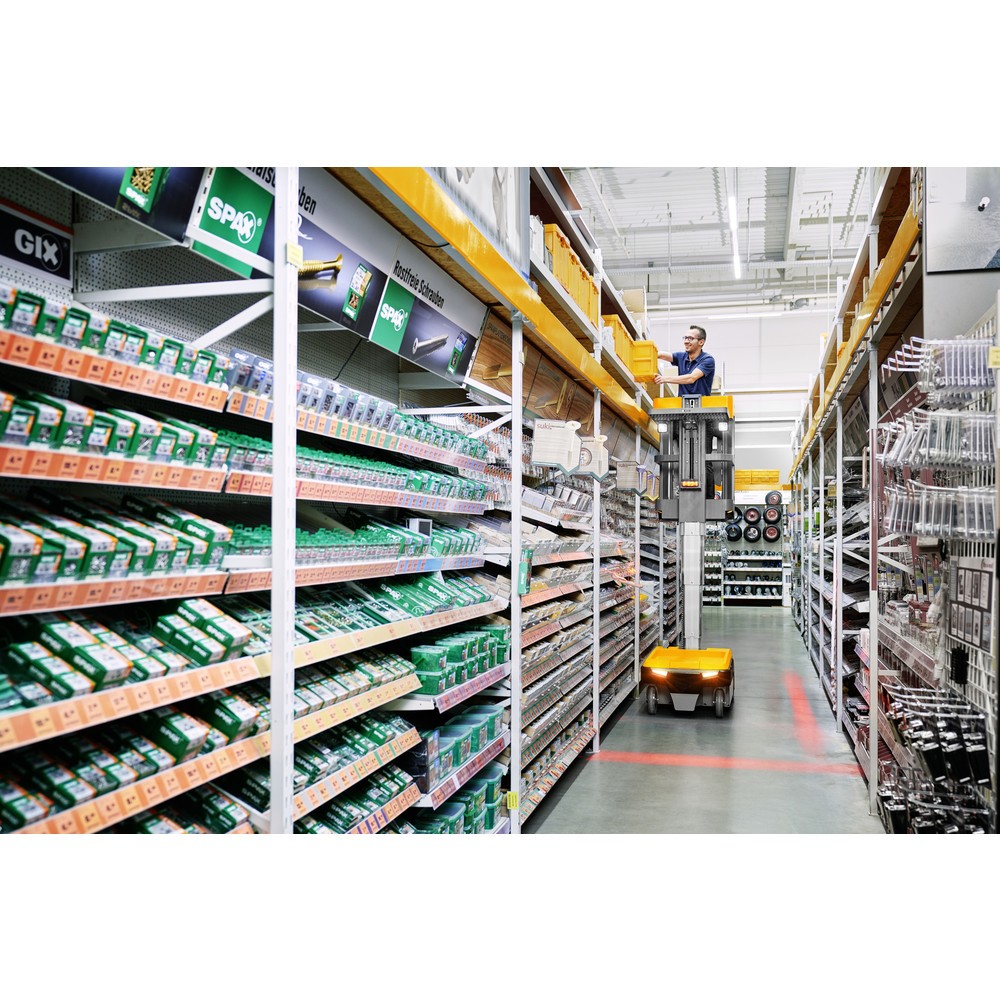Productafbeelding nr. 11: Jungheinrich Small parts orderpicktruck EKM 202, elektrisch verstelbare tray, deurvergrendeling