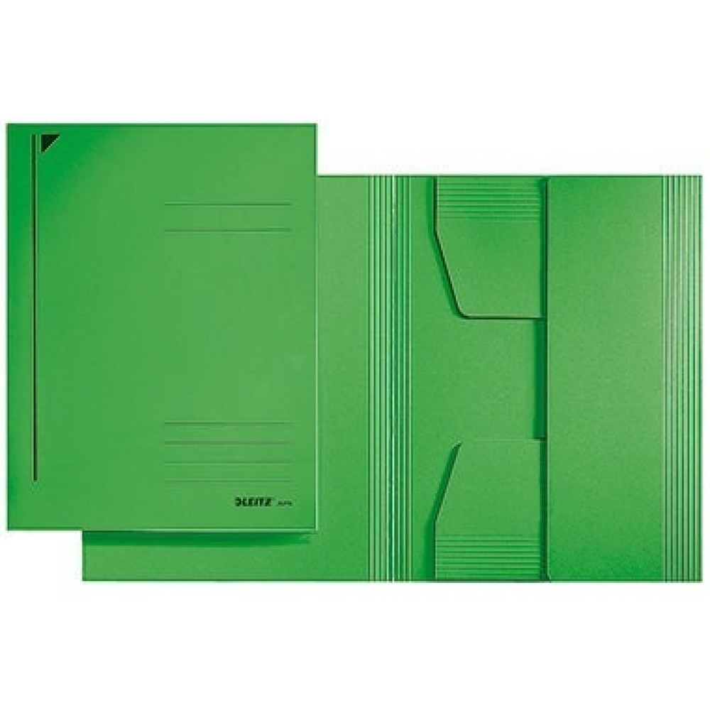 Produktabbildung: Leitz Jurismappe 39240055 DIN A4 3Klappen Colorspankarton grün