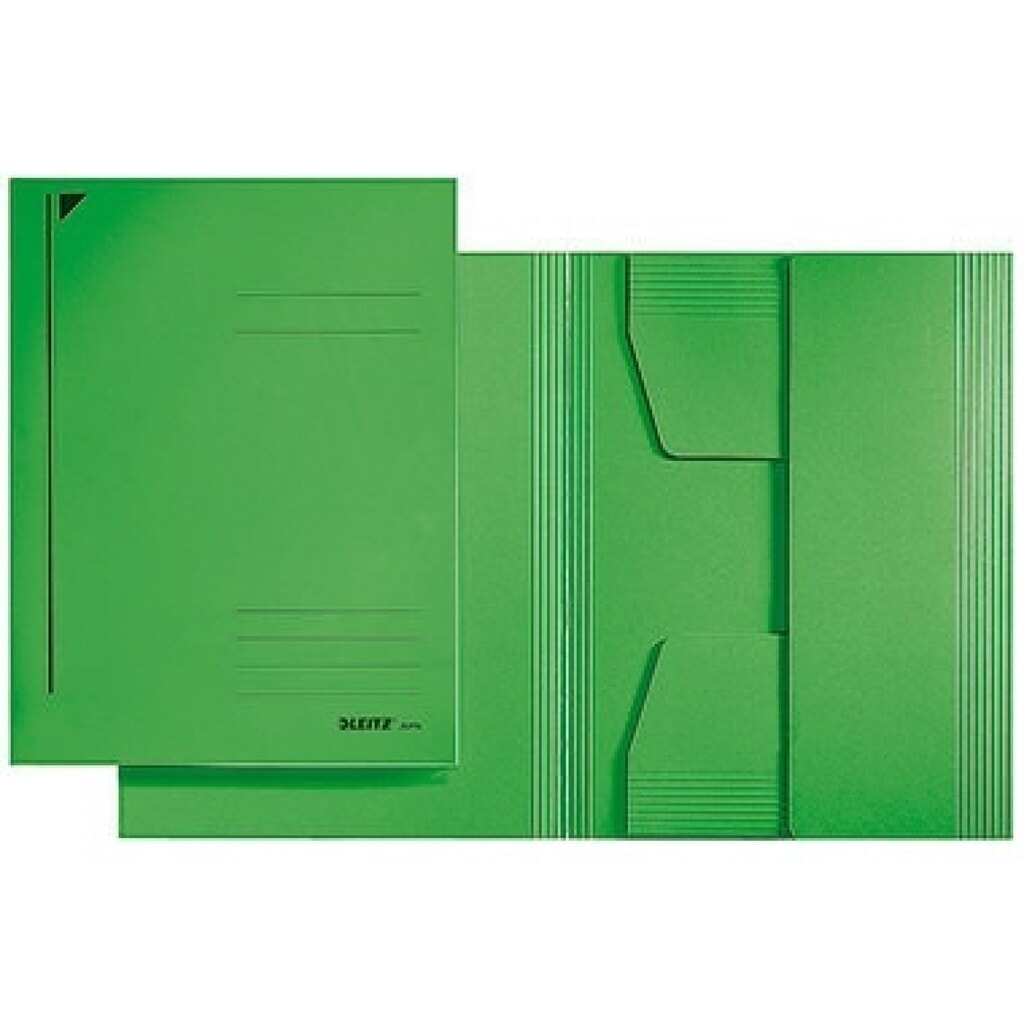 Produktabbildung: Leitz Jurismappe 39240055 DIN A4 3Klappen Colorspankarton grün