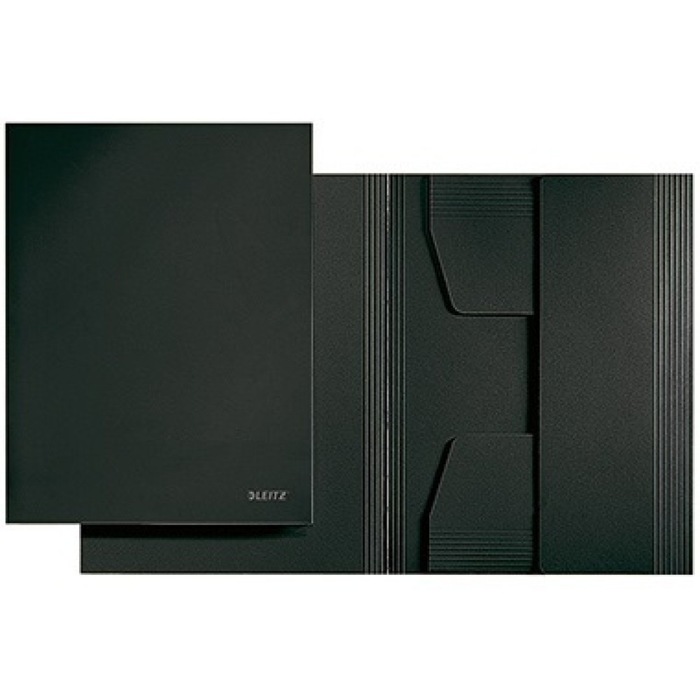 Produktabbildung: Leitz Jurismappe 39240095 DIN A4 3Klappen Colorspankarton schwarz