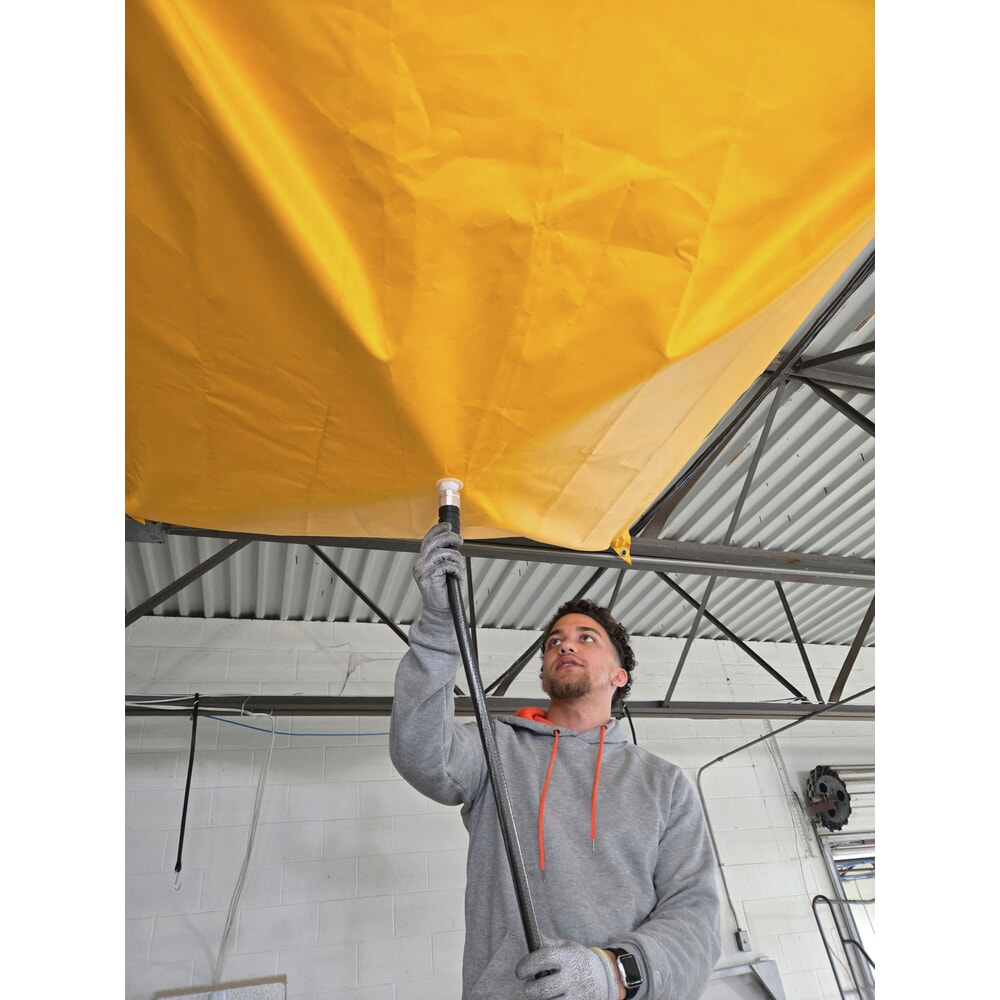 Número de imagen del producto 3: Justrite® lona colectora de fugas de poliéster, LxA 1,5 x 1,5 m, con imanes