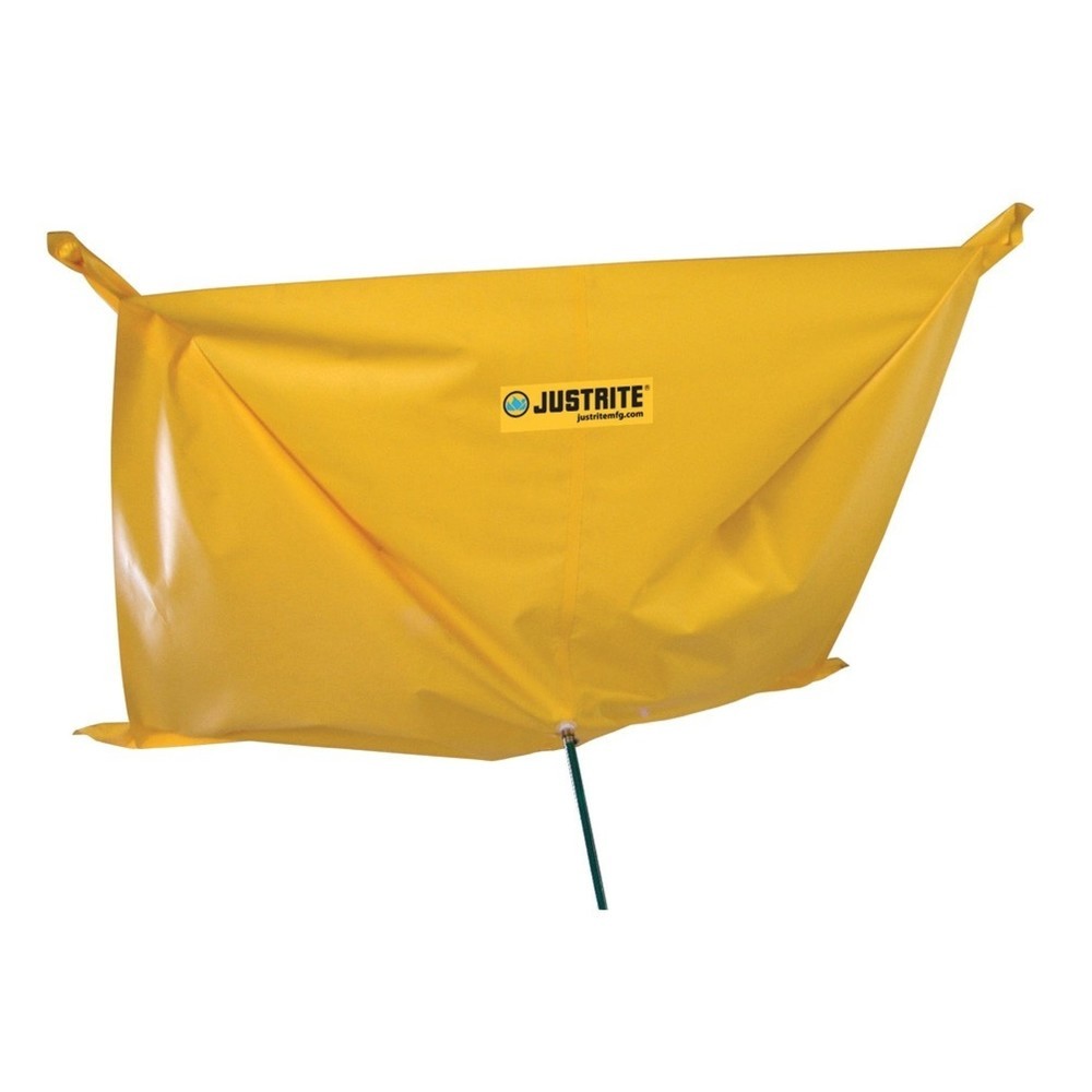 Imagen del producto: Justrite® lona colectora de fugas de poliéster, LxA 3,0 x 3,0 m, con ojales